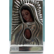 Metal Frame depicting Mary